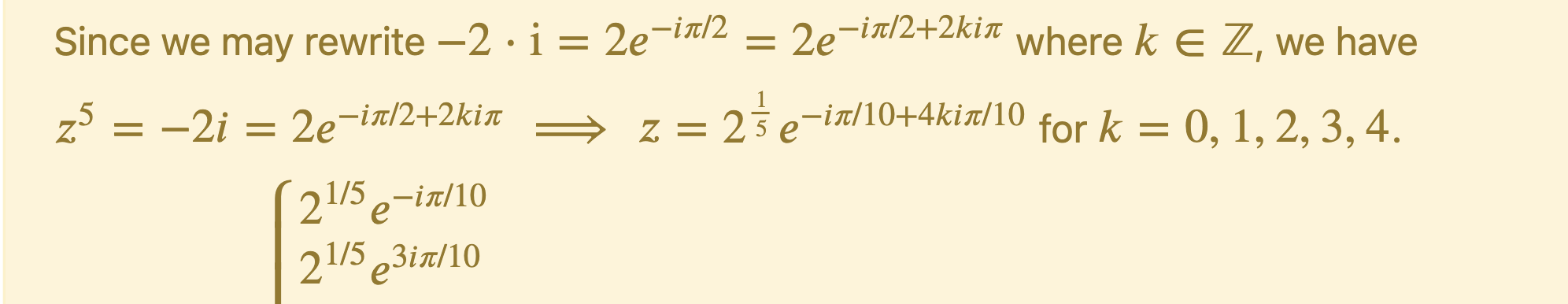 Solved can you explain how this 2i complex number has | Chegg.com
