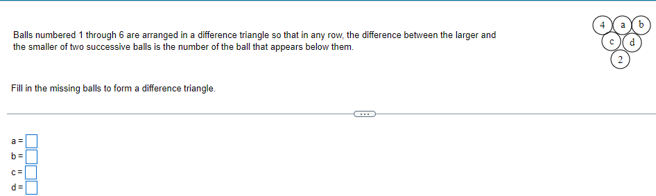 Solved Balls numbered 1 ﻿through 6 ﻿are arranged in a | Chegg.com