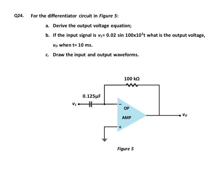 Solved 25. A transformercoupled Class A amplifier is shown