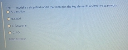 Solved The q, ﻿model is a simplified model that identifies | Chegg.com