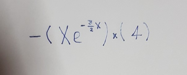 Xex Math Solved -(Xex)x(4) | Chegg.com