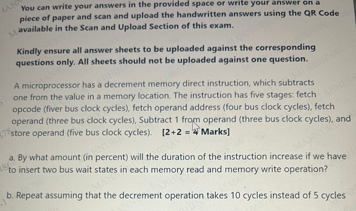 Solved You can write your answers in the provided space or | Chegg.com