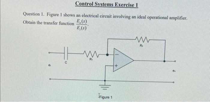 Solved Question 1. Figure 1 Shows An Electrical Circuit | Chegg.com