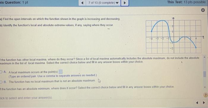 Solved (a) Find the open intervals on which the function | Chegg.com