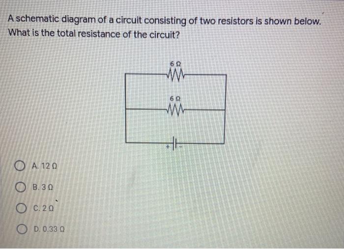 Solved The Diagram Below Shows A 6 0v Battery Connected To