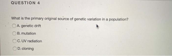 Solved QUESTION 4 What is the primary original source of | Chegg.com