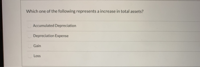 Solved Which one of the following represents a increase in | Chegg.com