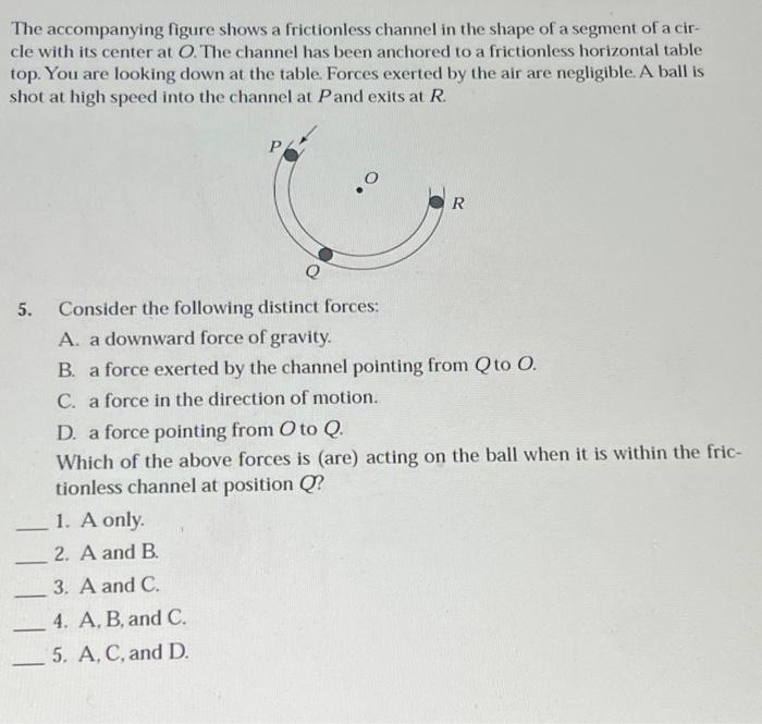 Solved The figure shows a frictionless channel