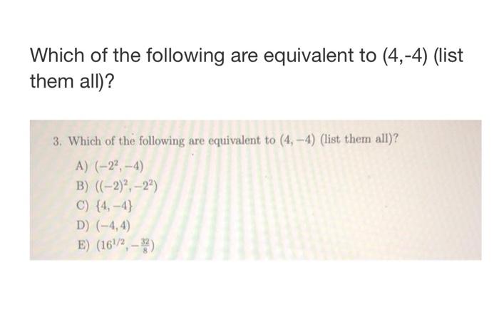 which of the following is equivalent to 4x^2