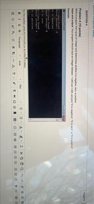 Solved QUESTION 4 10 points Problem 4 (10 points) Write a | Chegg.com