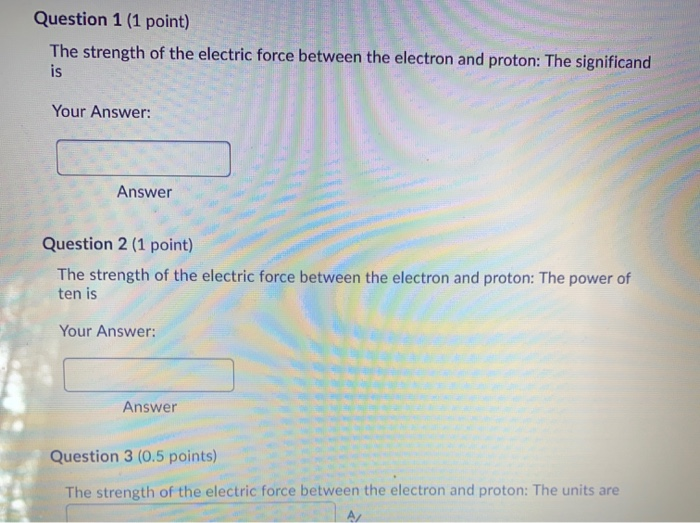 Solved The Bohr Model The Bohr model of the hydrogen atom | Chegg.com