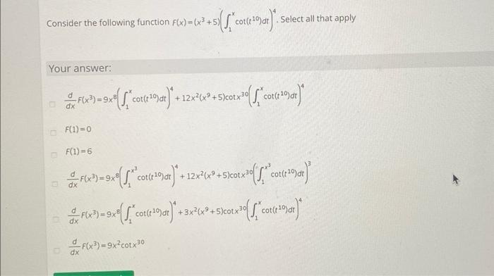 Solved Consider the following function | Chegg.com