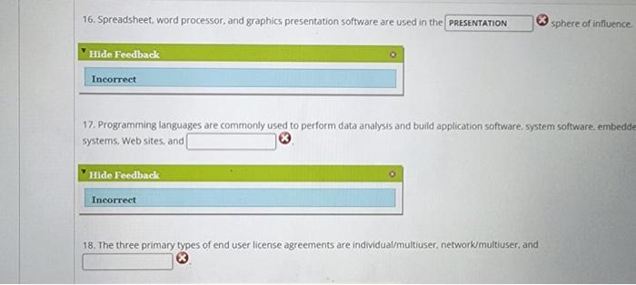 word processor spreadsheet presentation software