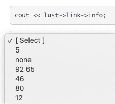 Solved Consider the following linked list and the variable | Chegg.com