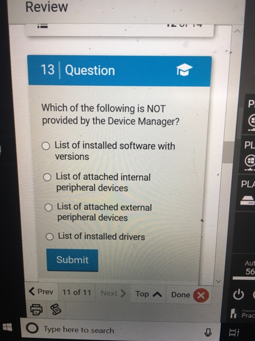 Solved Review 13 Question Which Of The Following Is Not P Chegg Com