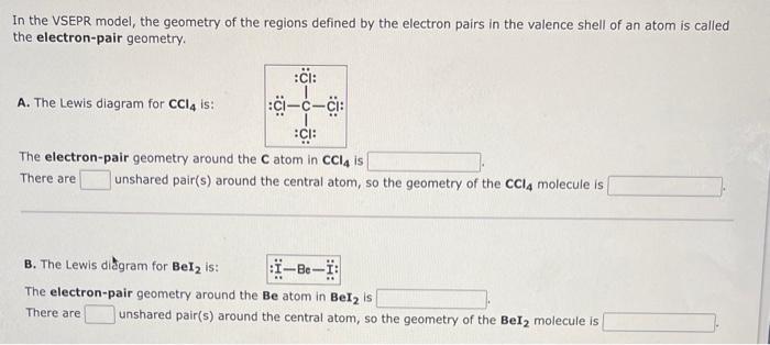 ccl4 vsepr