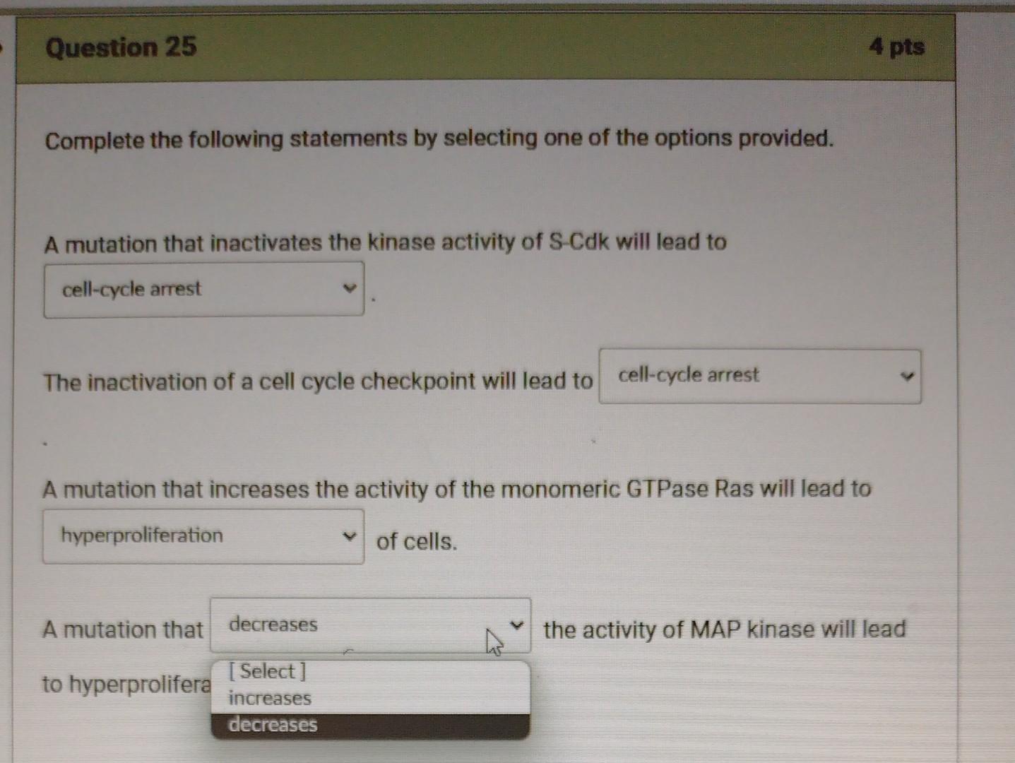 Solved Complete the following statements by selecting one of | Chegg.com