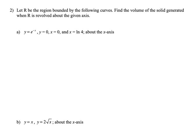 Solved LA 3 DAY 3 SECTION of 2 1) The solid whose base is | Chegg.com