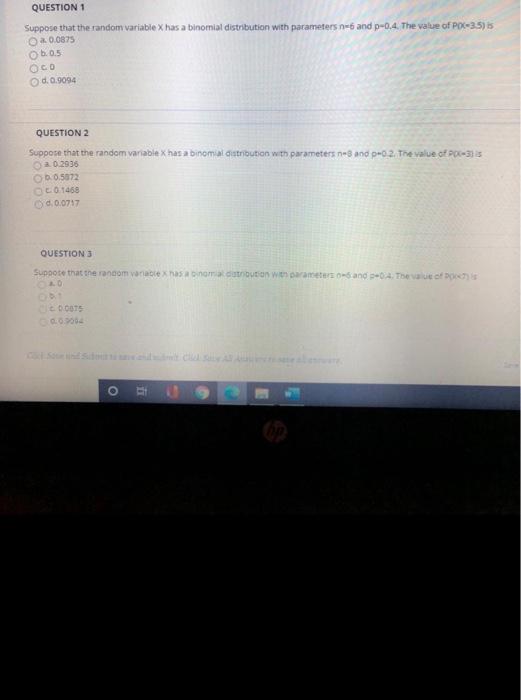 Solved QUESTION 1 Suppose that the random variable X has a | Chegg.com