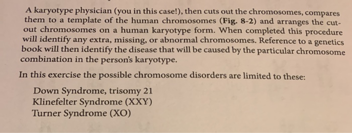 Solved: 20 19 Figure 8-2. Template Or Guide To Chromosome | Chegg.com