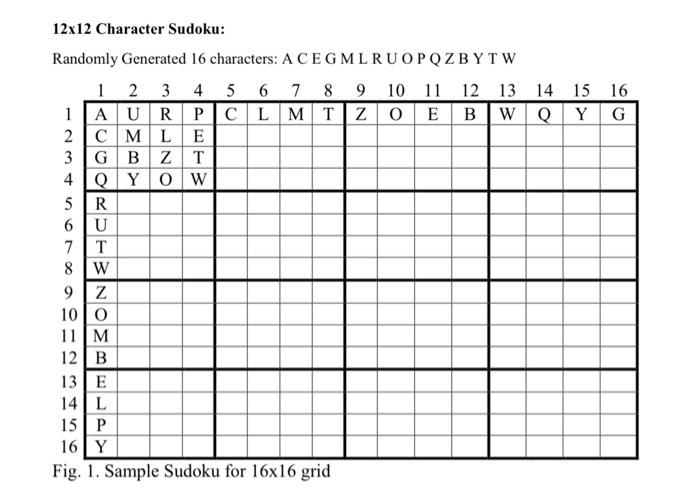 Sudoku 12x12 - Médio 