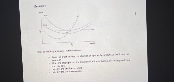 Solved Question 4 I ATO МС AVC OD On 0 Refer to the diagram | Chegg.com