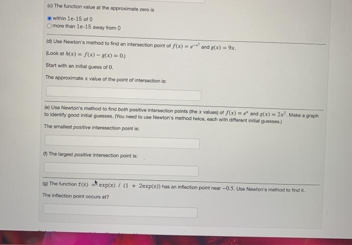 Solved The newton function | Chegg.com