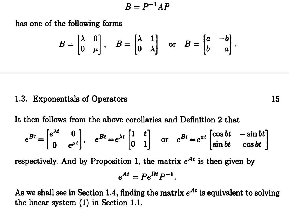 Solved 5. Compute the exponentials of the following | Chegg.com