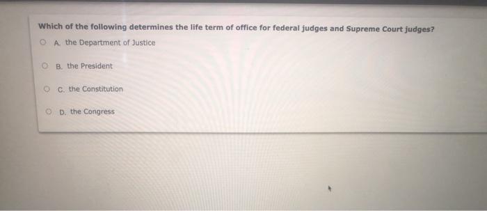 What is the term of hot sale office for supreme court justices