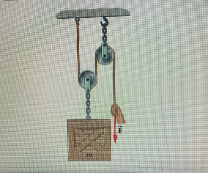 Solved Mechanical Advantage The pulley system shown in the