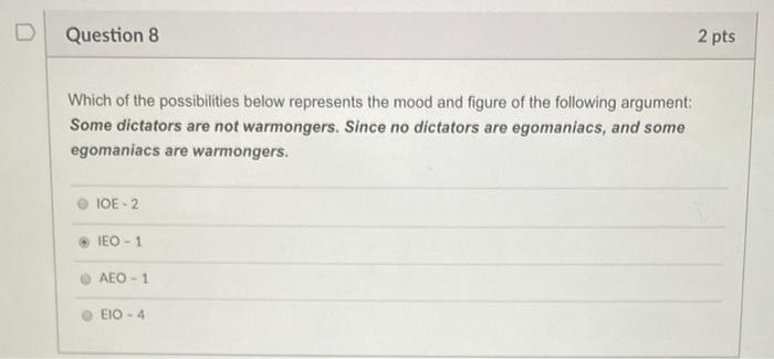 Solved Question 3 2 Pts The Following Is A Sentential | Chegg.com