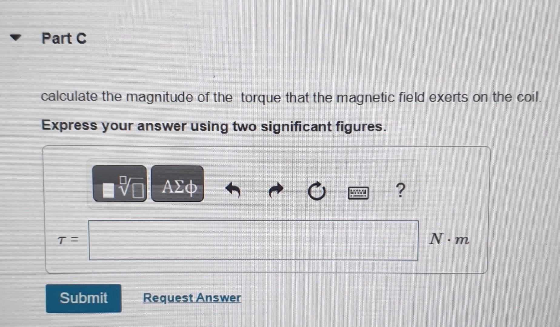 Solved calculate the magnitude of the magnetic dipole moment | Chegg.com