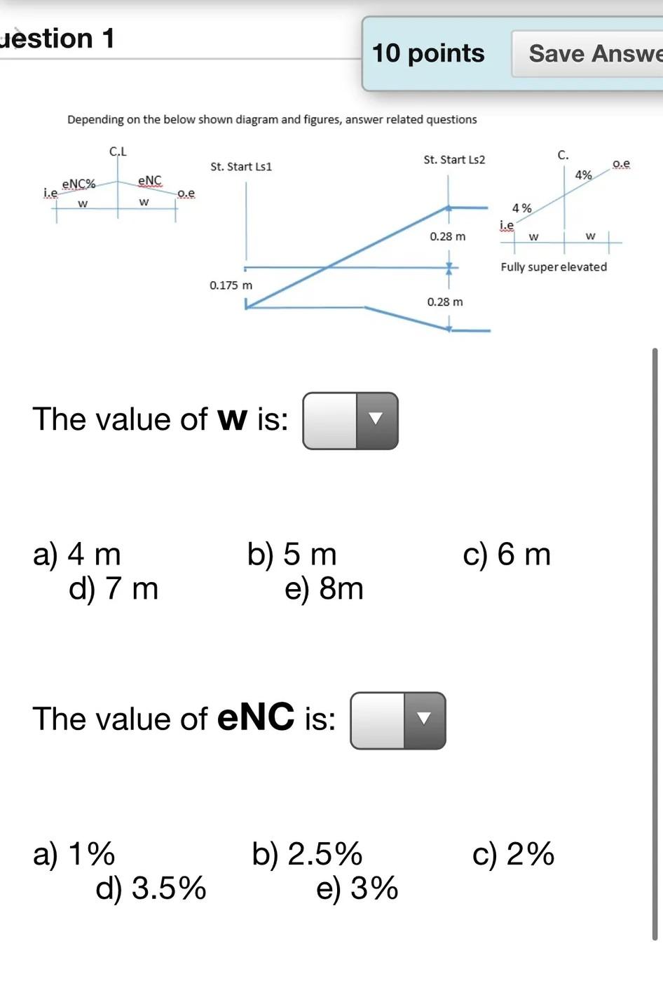 Solved uestion 1 10 points Save Answe Depending on the below | Chegg.com