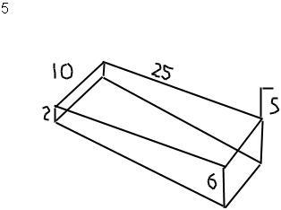 a rectangular swimming pool is 6 ft deep