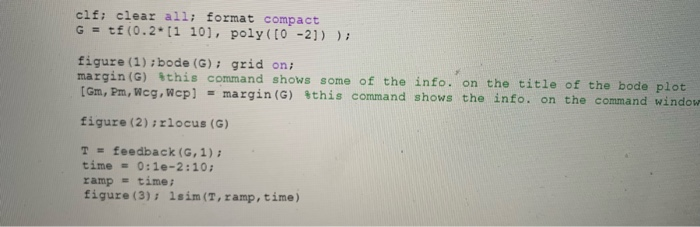 Solved this is the example matlab code clf; clear all; | Chegg.com