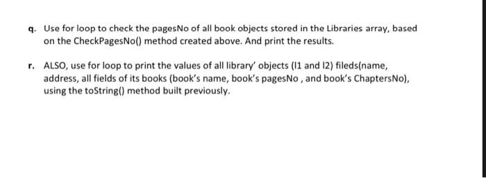 Solved Write a java program to do the following | Chegg.com