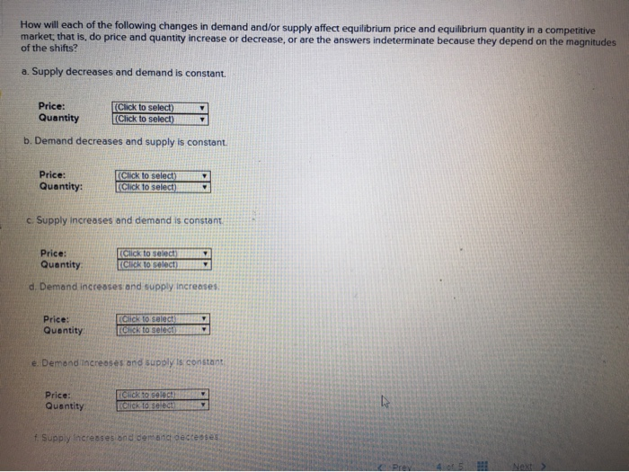 Solved How Will Each Of The Following Changes In Demand Chegg Solved How Will Each Of The Following Changes In Demand Chegg