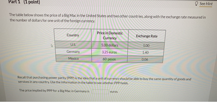 Holger Zschaepitz on X: Italian Euro is 15% overvalued vs German Euro when  measured by Big Mac Purchase Power Parity. Big Mac costs 4,50 Euro in Rome,  only 3,79 Euro in Berlin.