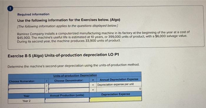Solved Required informationUse the following information for | Chegg.com