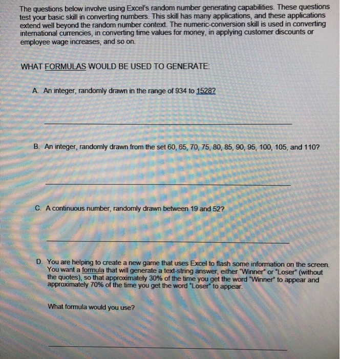 Solved Answer all questions in the exam. Most questions ask | Chegg.com