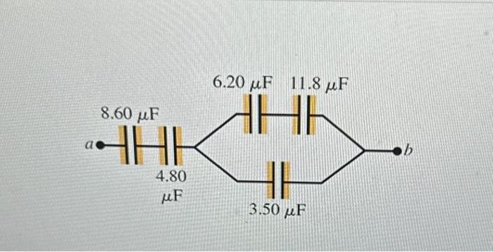 Solved For the capacitor network shown in the figure | Chegg.com