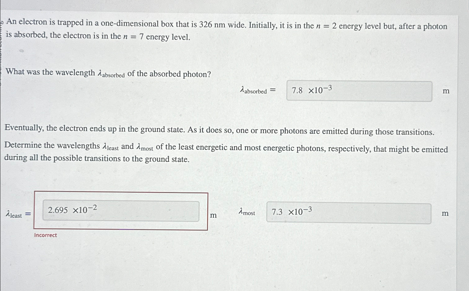 Solved An Electron Is Trapped In A One-dimensional Box That | Chegg.com