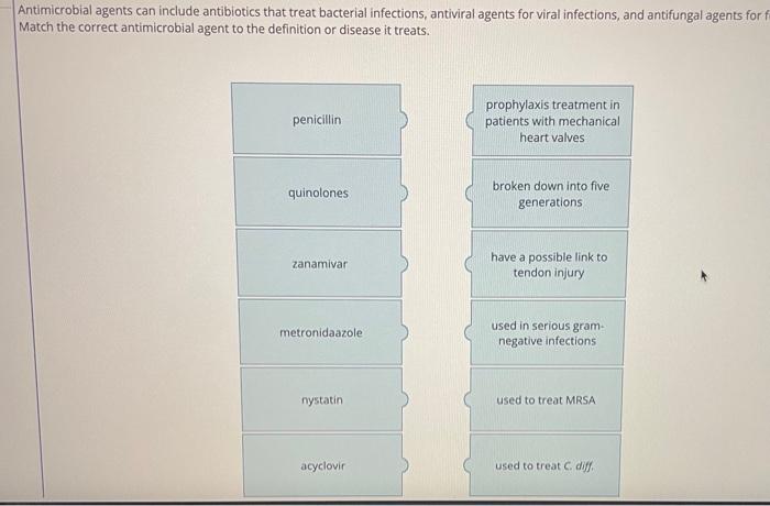 Solved Antimicrobial Agents Can Include Antibiotics That Chegg Com   Image