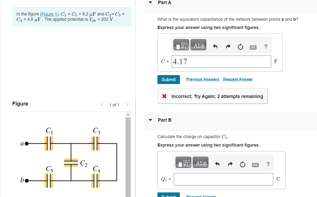 Solved A - ﻿J Please Part A In the figure (Figure | Chegg.com