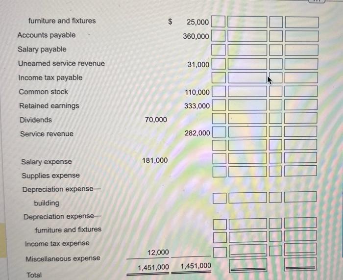 Solved Complete the Adjustments columns of the worksheet in