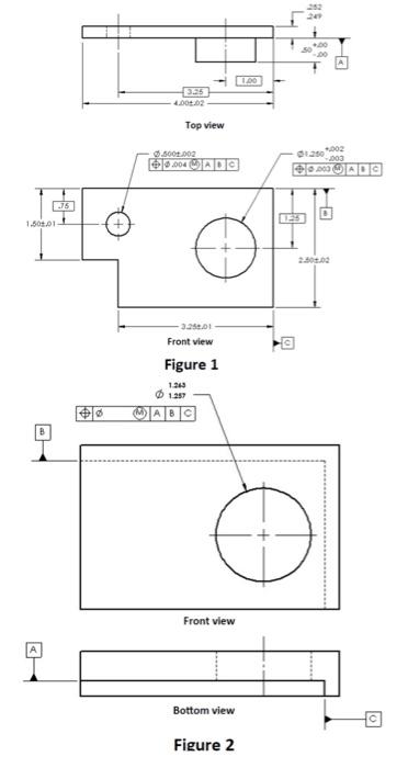 Calculate the positional tolerance of the feature | Chegg.com