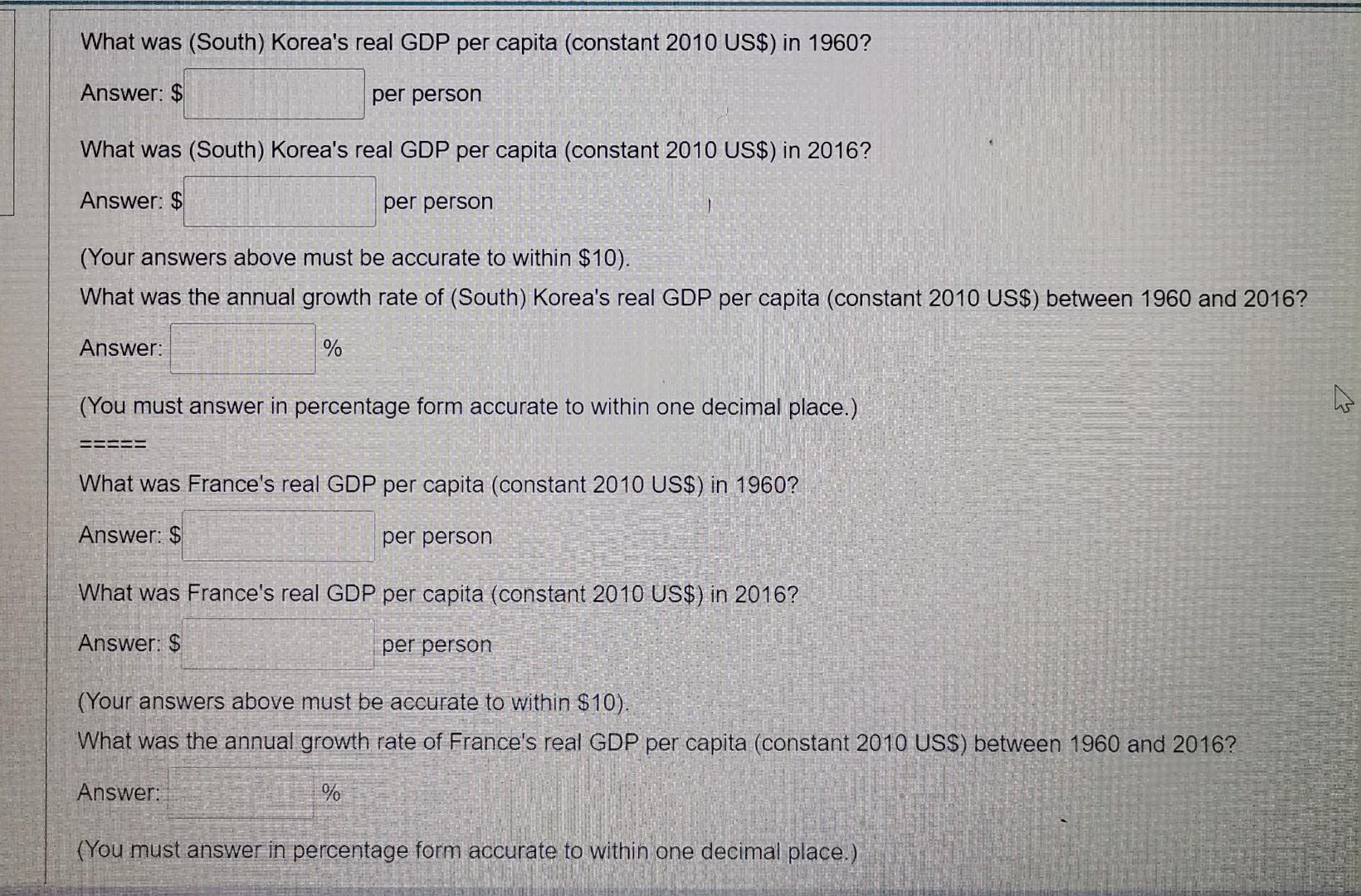Solved What Was South Korea S Real Gdp Per Capita Chegg Solved What Was South Korea S Real Gdp Per Capita Chegg