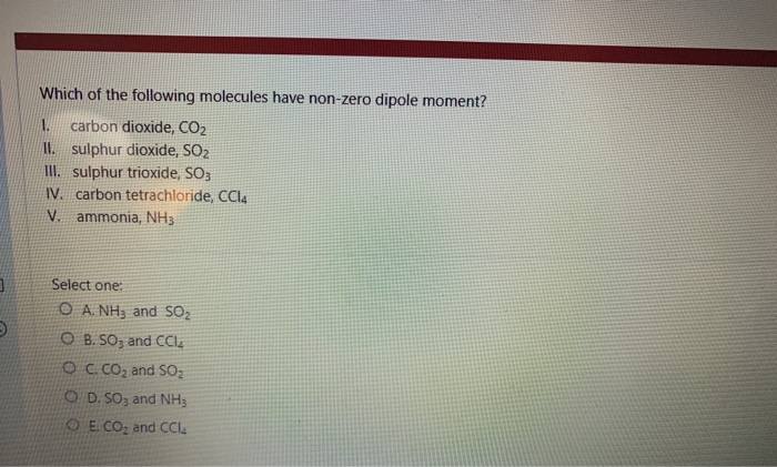 dipole moment of co2