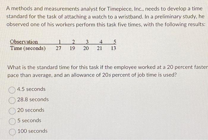Solved **I need answer ASAP** TyA methods and measurements | Chegg.com