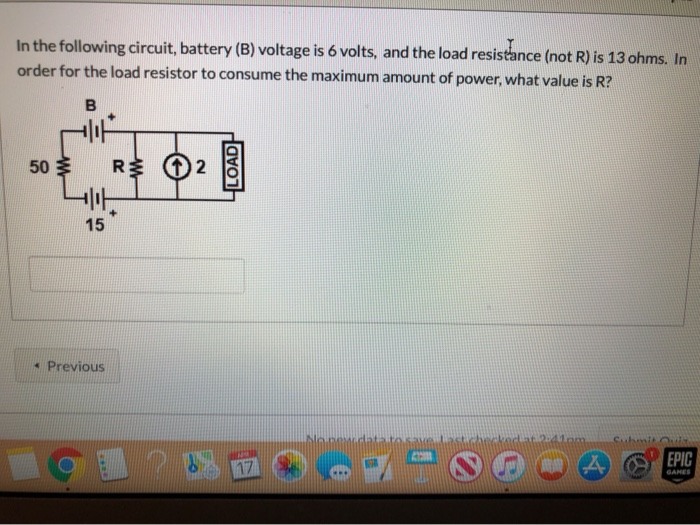 Solved In The Following Circuit, Battery (B) Voltage Is 6 | Chegg.com